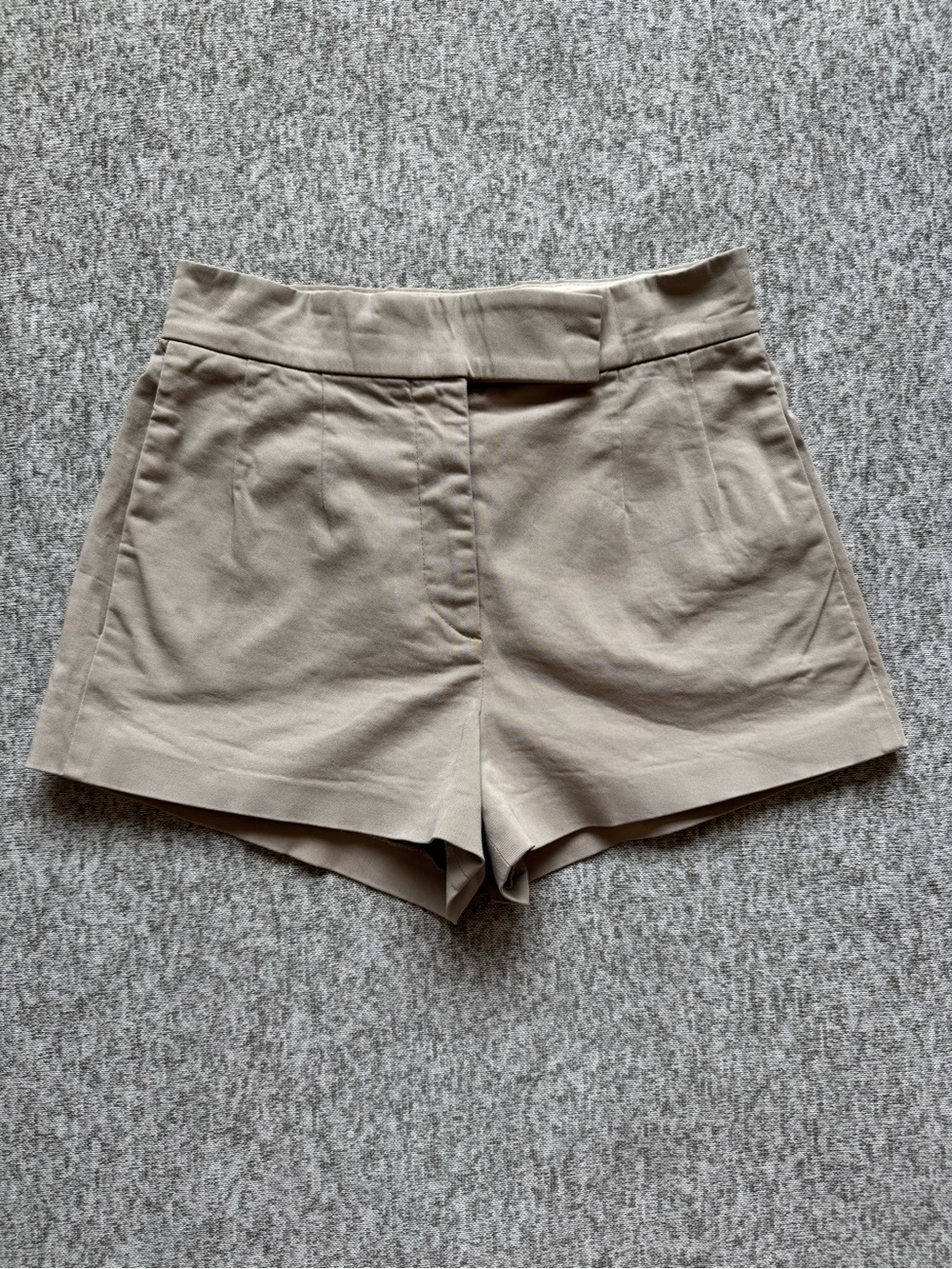 Missoni High-Waist Tailored Shorts in Light Beige